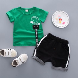2019 summer baby boy clothes sets fashion suit T-shirt + pants suit  Boys outside wear sports clothing sets