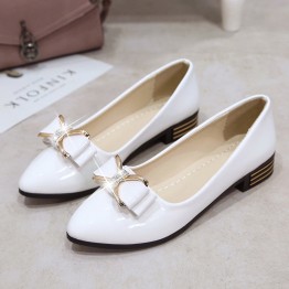 Flats Shoes Woman Patent Leather Low Heel Slip on Comfortable Casual Women Shoes Footwear Leisure Bow Knot Loafers BeautyFeet