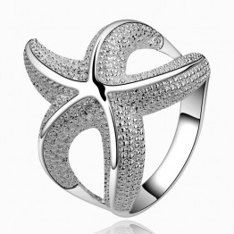 Free Shipping!!Wholesale silver plated Ring,Fashion Jewelry New Design Finger Ring For Lady SMTR538