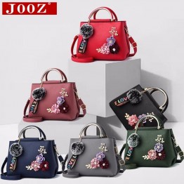 JOOZ 2018 color flowers shell Women's tote Leather Clutch Bag small Ladies Handbags Brand Women Messenger Bags Sac A Main Femme
