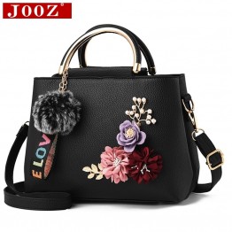 JOOZ 2018 color flowers shell Women's tote Leather Clutch Bag small Ladies Handbags Brand Women Messenger Bags Sac A Main Femme