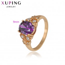 Xuping Female Ring High Quality Brand Designer Lady Wedding Rings with White\Violet Christmas Gift S30,4\S20,2-11709
